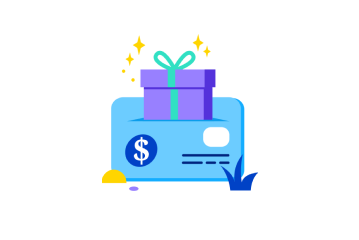 An illustration of a gift card